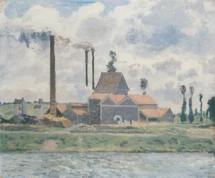 Fabriek nabij Pontoise